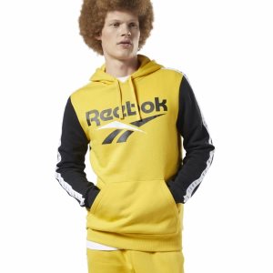 Reebok Classic Vector Kapuzenpullover Herren - HellGrün Gelb - DE 560-IJL